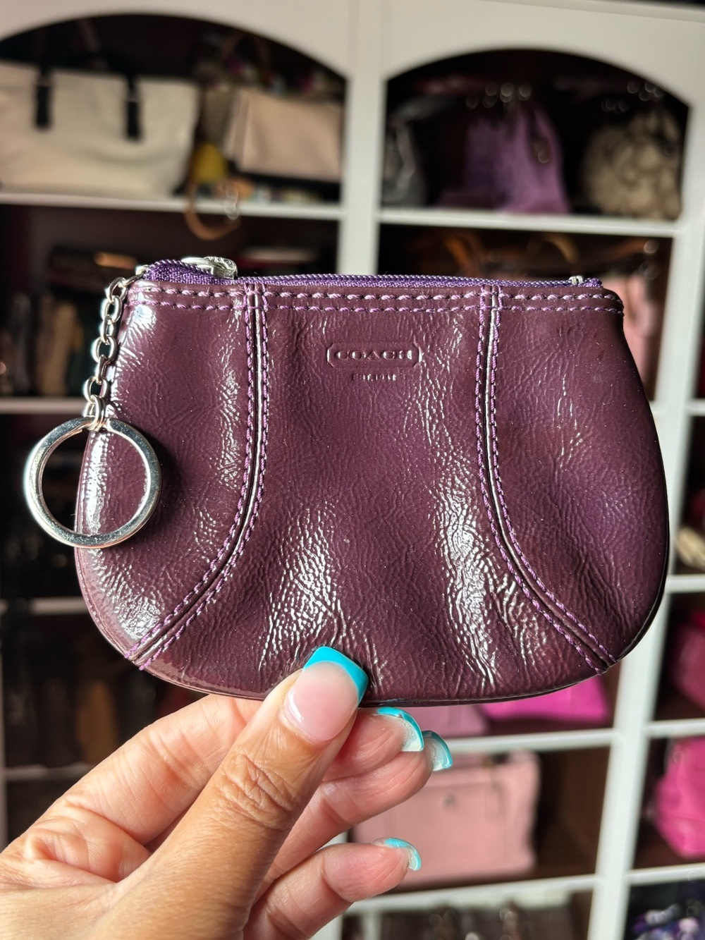 👛💜COACH Mini Coin Purse Coach Purse💜👛